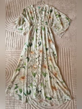 farm rio pink papaya salad maxi dress FARM Rio | Dresses | Farm Rio Pink Papaya Salad Maxi Dress Nwt